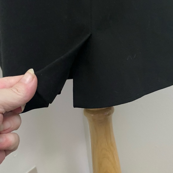 Petite Sophisticate stretch business office black midi dress skirt buckles 6 - Picture 11 of 12
